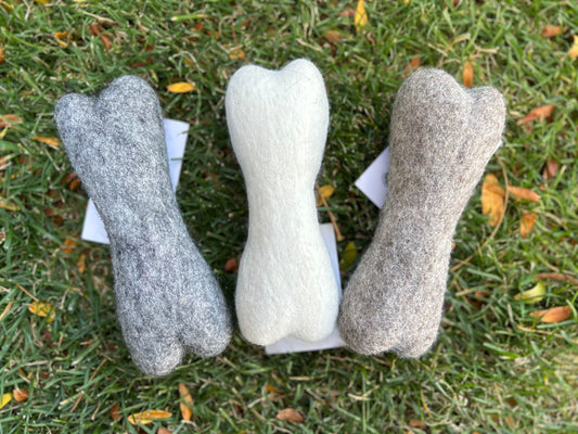 Felted Dog Bone