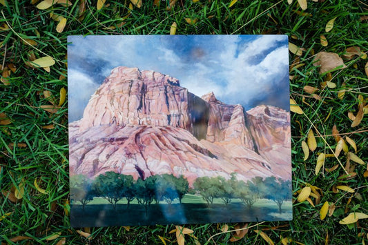 Campground - 10" x 13" Print on Metal