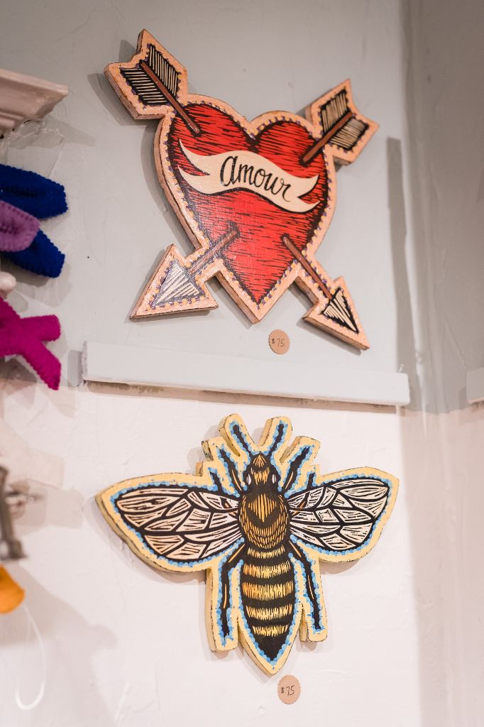 Horse and Hare Bee Wall Hanging