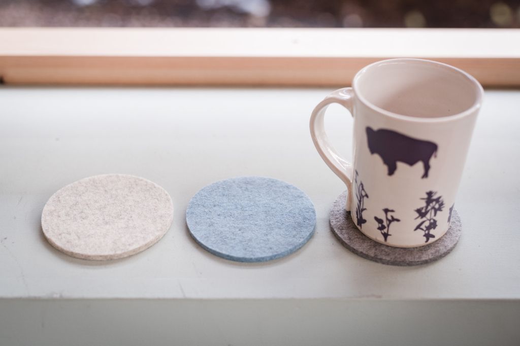 Round Coasters - Cobblestone