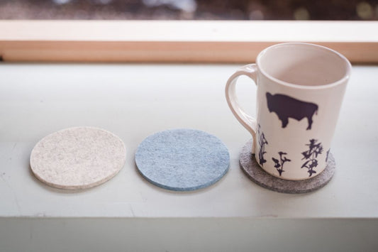 Round Coasters - Cobblestone