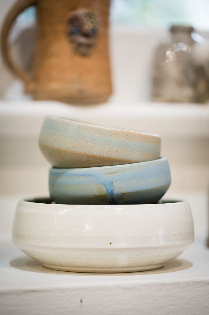 Small Bowl - Sage & Water Blue