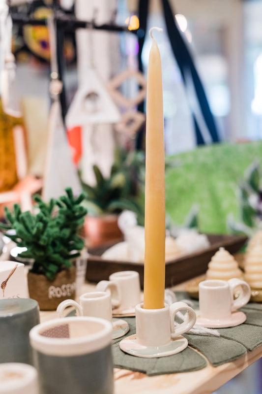 Beeswax Taper Candles