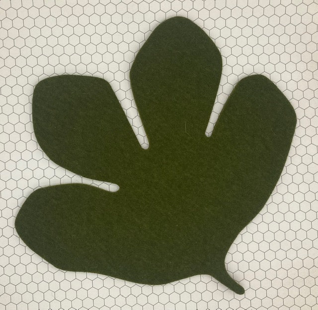 Fig Leaf Trivet - Moss