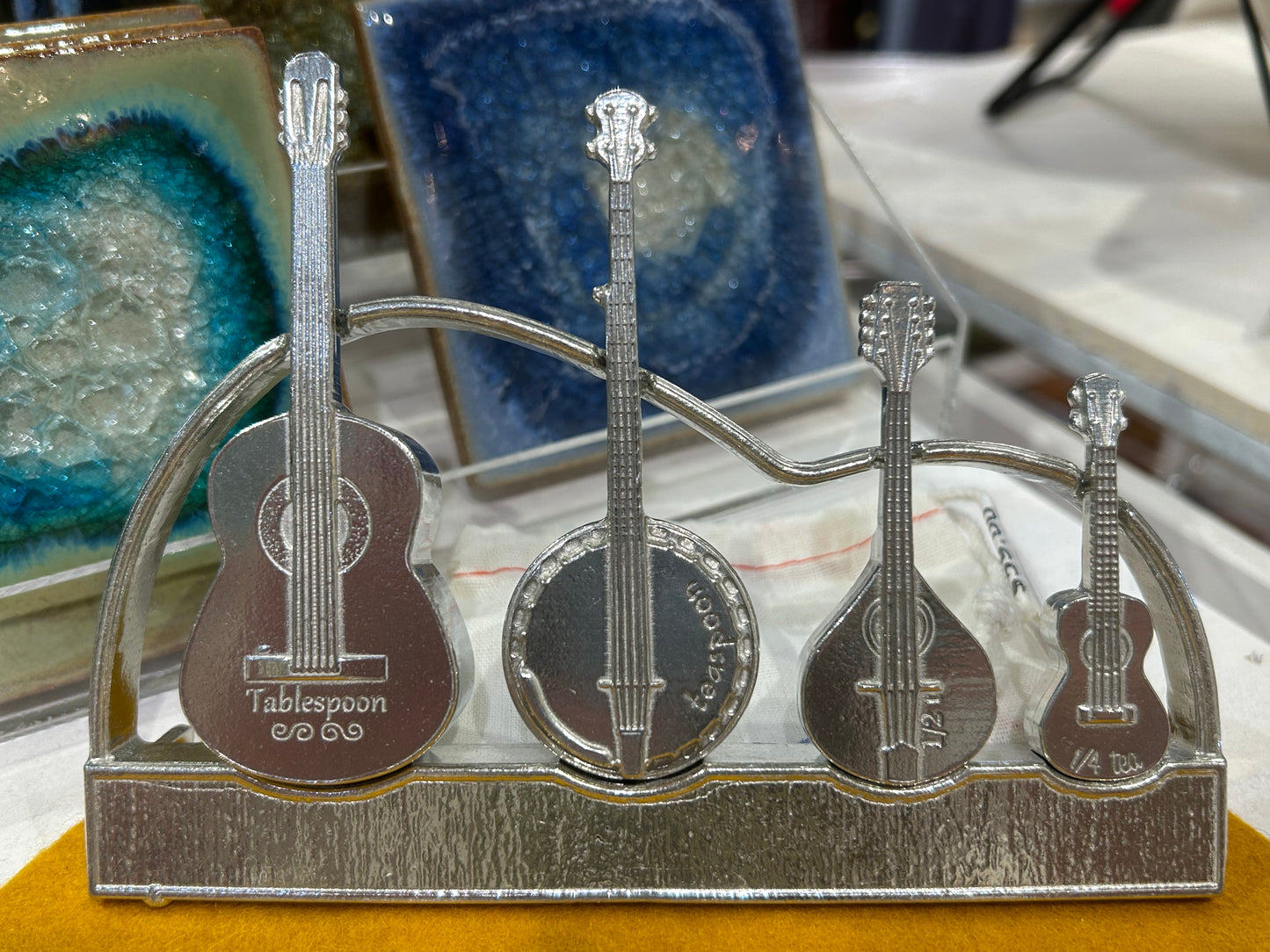 Stringed Instruments Measuring Spoons with Stand