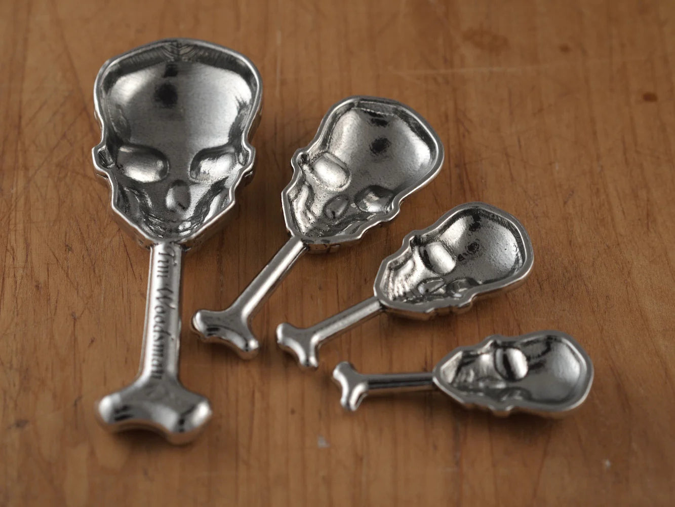 Calavera Measuring Spoons with Stand