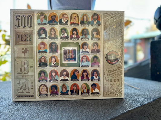 Iconic Singers of the 1970s - 500 Piece Puzzle